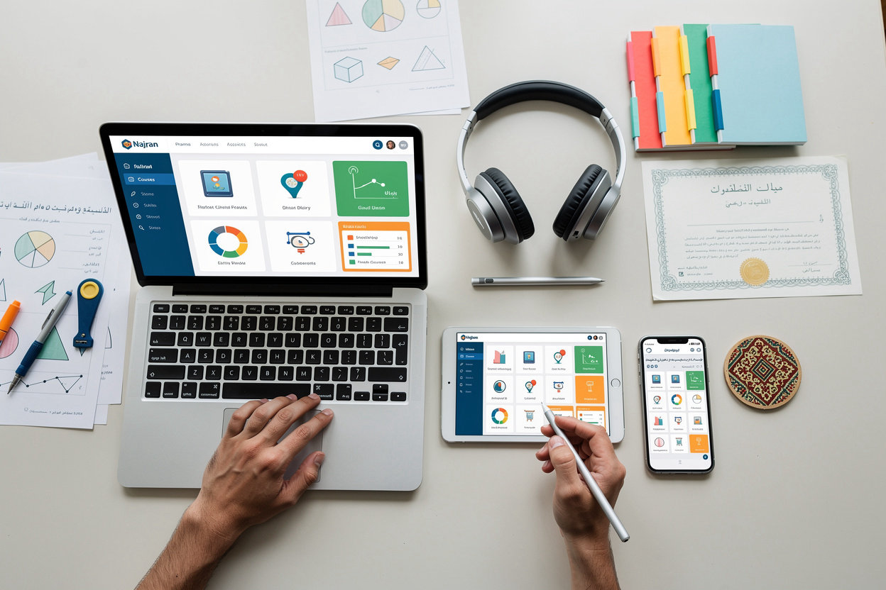 منصة المهارات الرقمية - الأستاذ عبد العزيز مشبب الأحمري - موارد تعليمية متنوعة للمرحلة الابتدائية في نجران